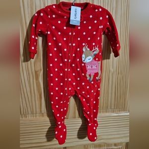 Carter's Fleece Reindeer Sleeper